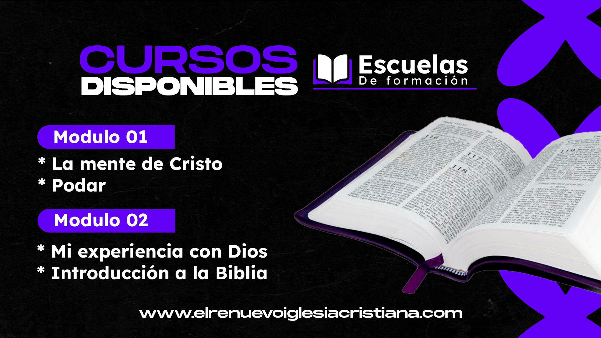 cursos disponibles