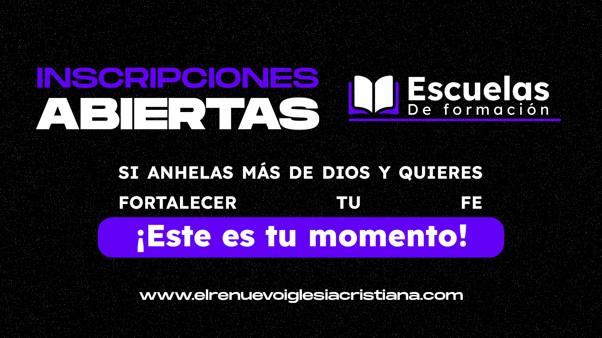 inscripciones abiertas